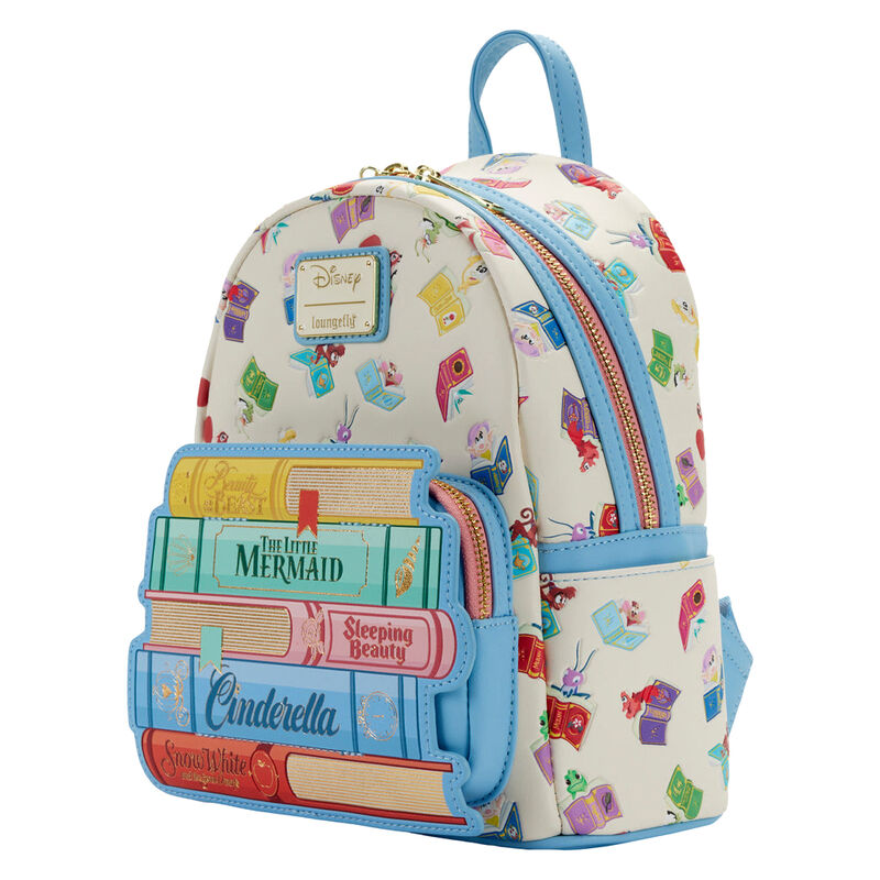 Imagen 6 - Mochila Libros Clasicos Princesas Disney Loungefly 26Cm
