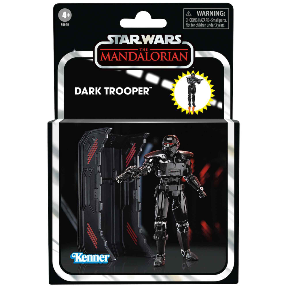 Imagen 1 - Figura Vin Dark Trooper The Mandalorian Star Wars 9,5Cm