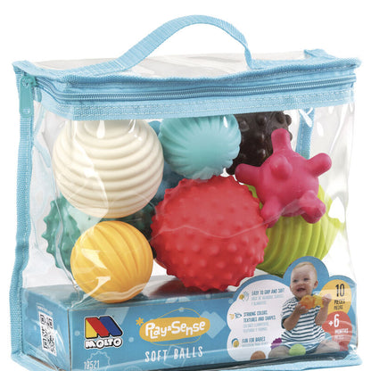 Imagen de Bolsa Pelotas Sensoriales 10Pzs parte de nuestra colección en Espadas y más, sitio oficial.