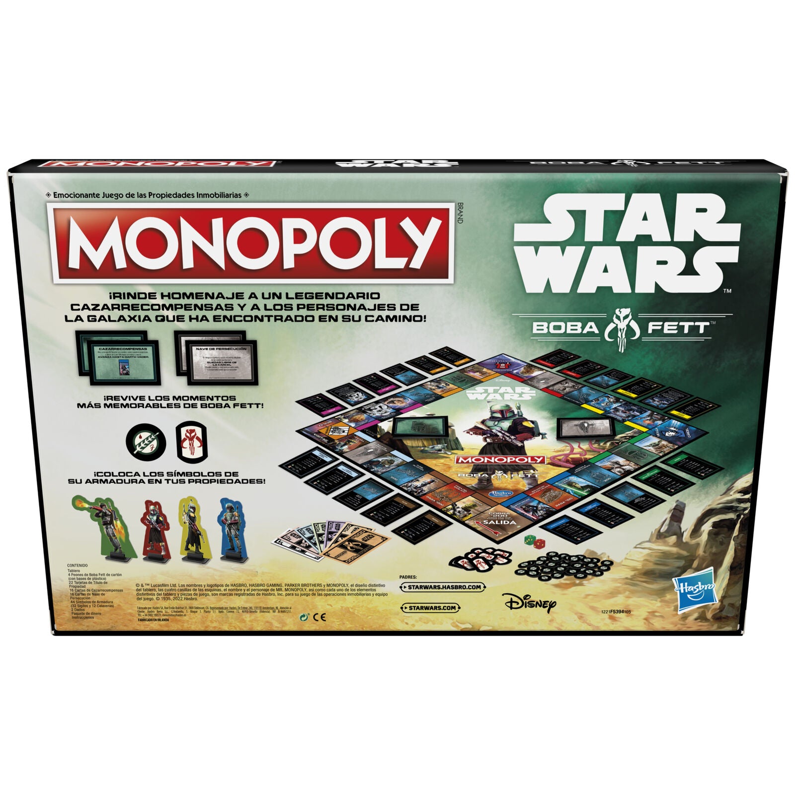 Imagen 5 de Juego Monopoly Boba Fett Star Wars Español