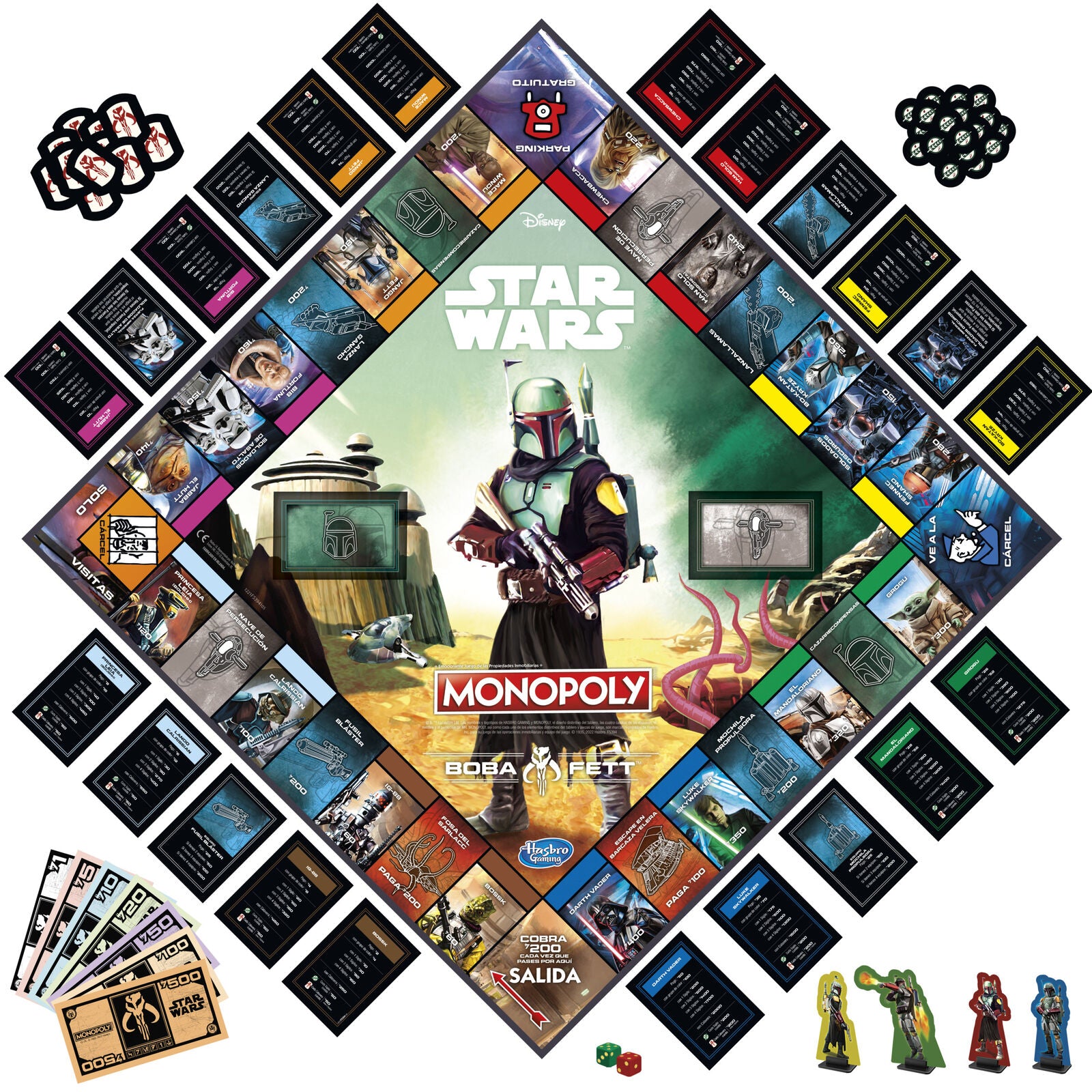 Imagen 3 de Juego Monopoly Boba Fett Star Wars Español