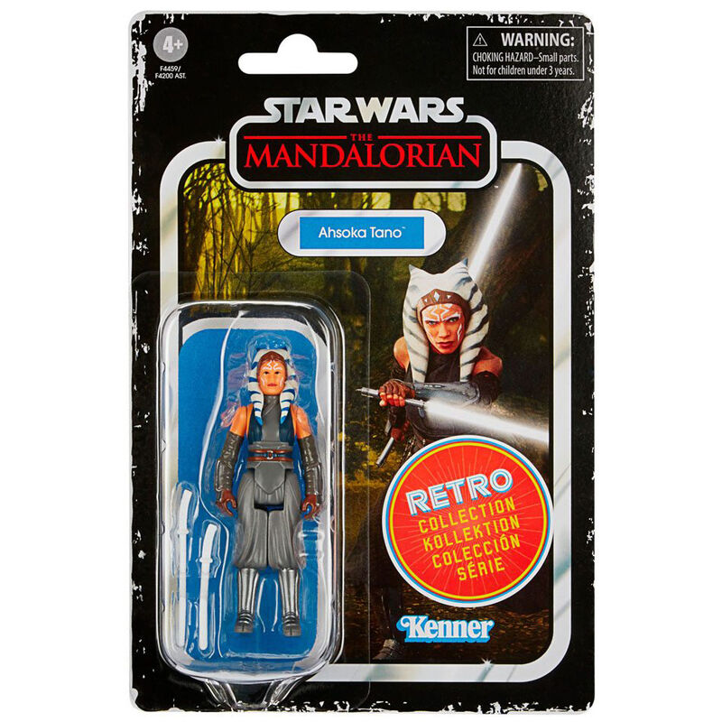 Imagen 1 de Figura Ahsoka Tano Retro Collection The Mandalorian Star Wars 9,5Cm