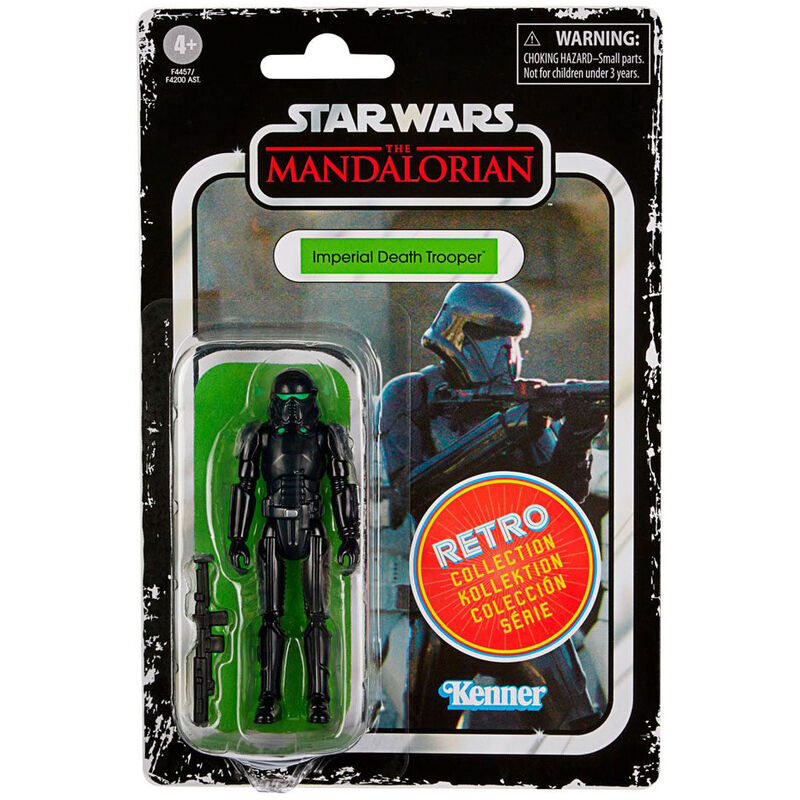 Imagen 1 de Figura Imperial Death Trooper Retro Collection The Mandalorian Star Wars 9,5Cm