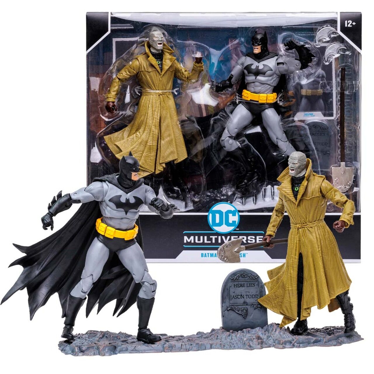 Imagen 1 de Blister 2 Figuras Batman Vs Hus Muliverse Dc Comics 17Cm