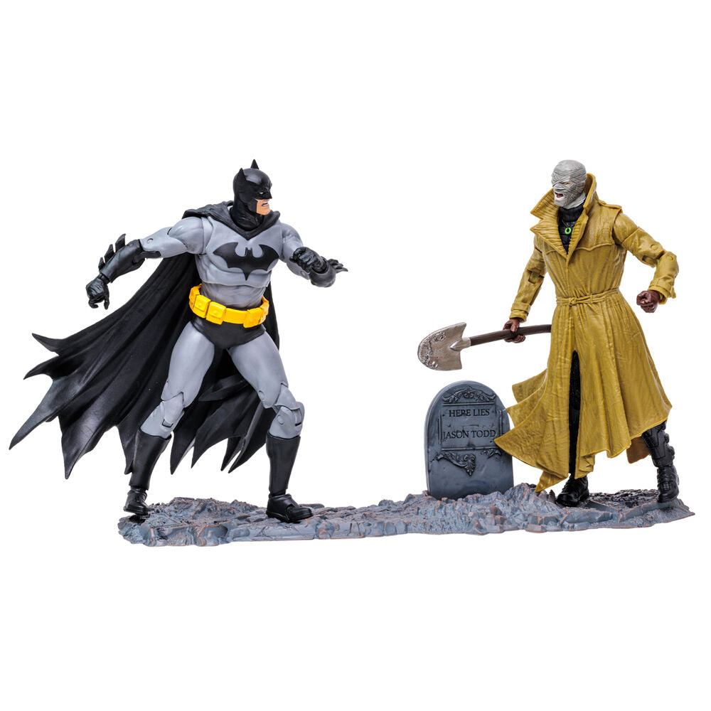 Imagen 2 de Blister 2 Figuras Batman Vs Hus Muliverse Dc Comics 17Cm