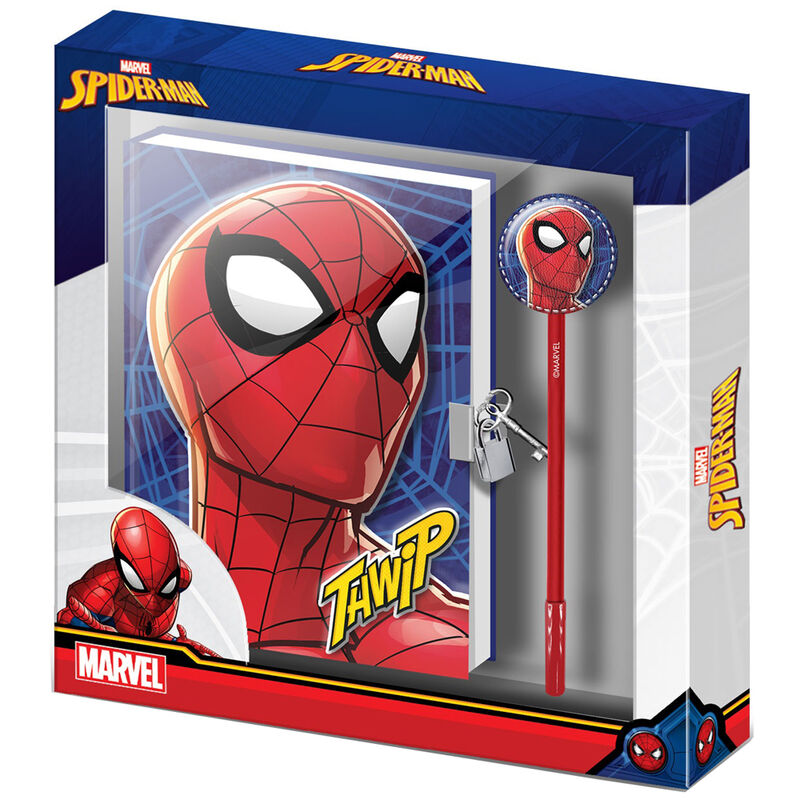 Imagen 1 de Set Diario + Boligrafo Sides Spiderman Marvel