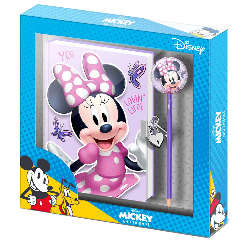 Imagen 1 de Set Diario + Boligrafo Butterflies Minnie Disney