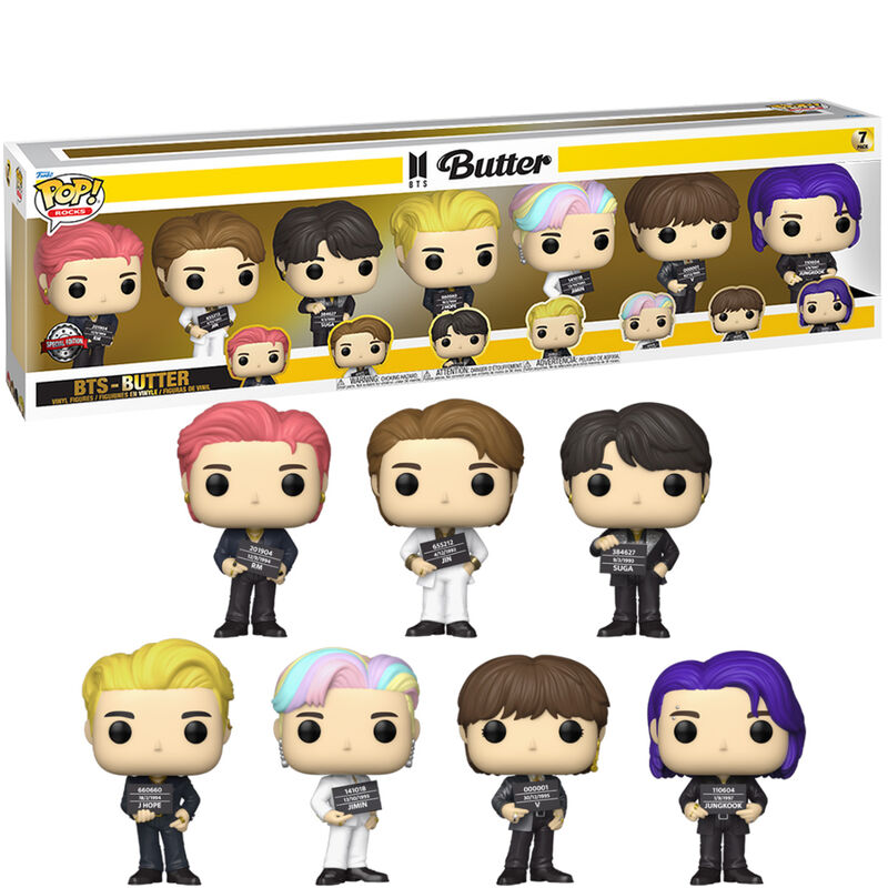 Imagen 1 de Blister 7 Figuras Pop Bts Butter Exclusive