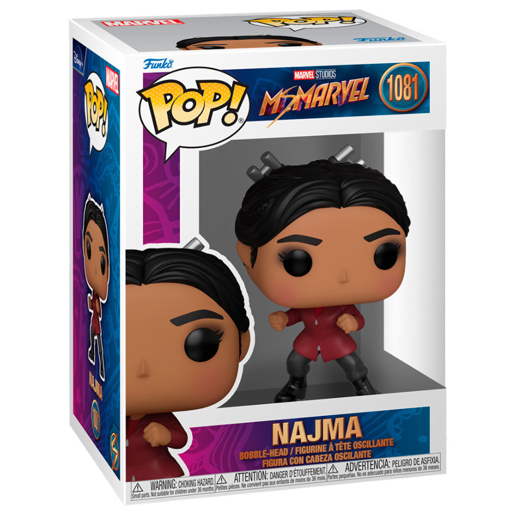 Imagen de Figura Pop Marvel Ms. Marvel Najma parte de nuestra colección en Espadas y más, sitio oficial.
