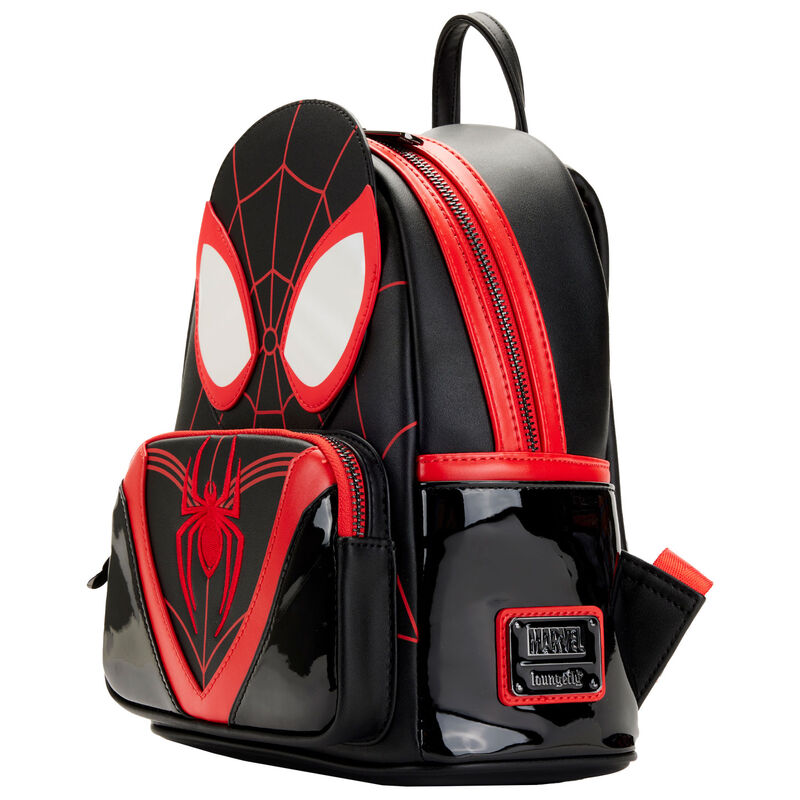 Imagen 2 de Mochila Miles Morales Spiderman Marvel Loungefly 26Cm