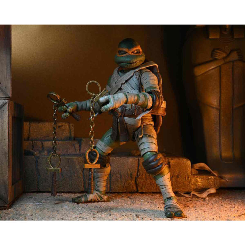 Imagen 3 - Figura Ultimate Michelangelo As The Mummy Las Tortugas Ninja 18Cm