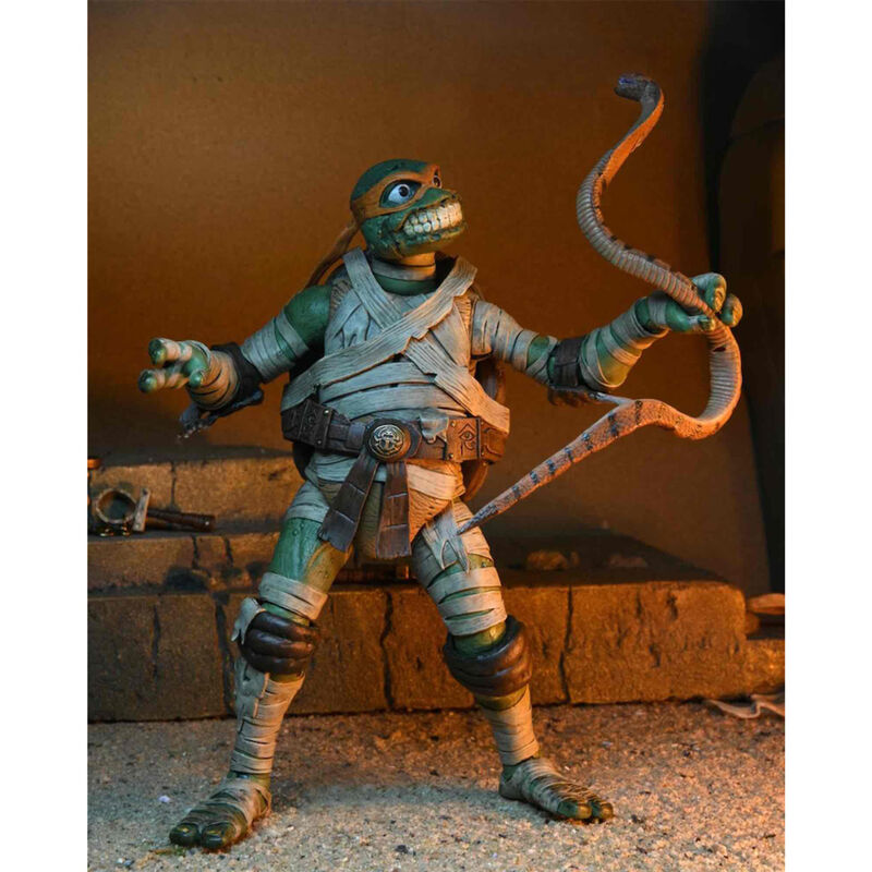 Imagen 4 - Figura Ultimate Michelangelo As The Mummy Las Tortugas Ninja 18Cm