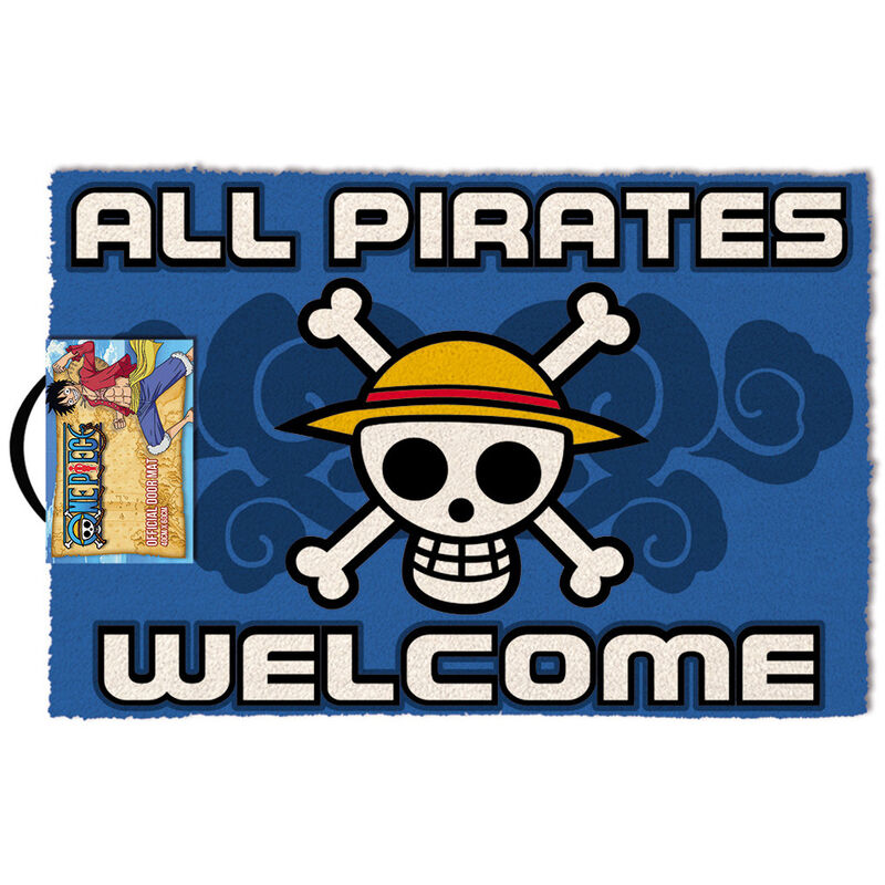 Imagen 1 - Felpudo All Pirates Welcome One Piece