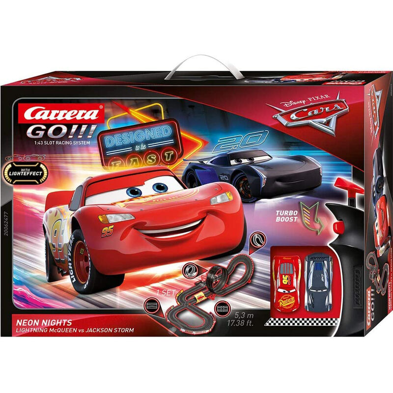 Imagen de Circuito Carreras Rayo & Storm Cars Disney·pixar Luces parte de nuestra colección en Espadas y más, sitio oficial.