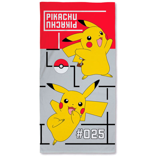 Imagen 1 de Toalla Pikachu Pokemon Algodon 2