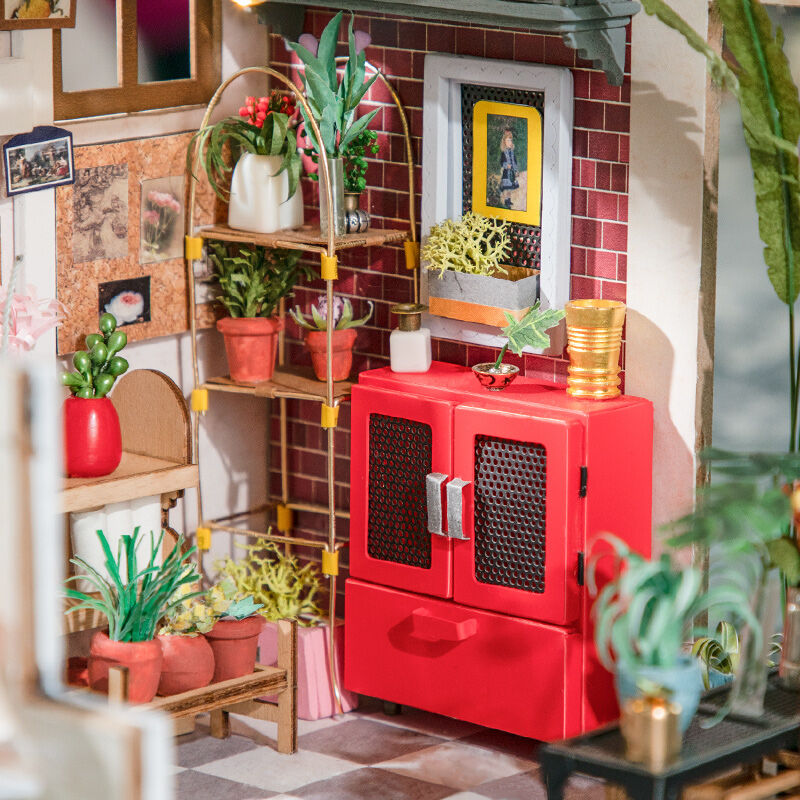 Imagen 6 - Maqueta Casa Miniatura Emily S Flower Shop 258Pzs