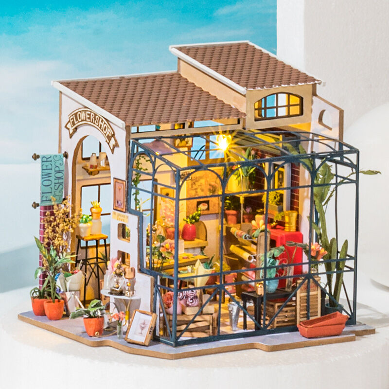 Imagen 8 - Maqueta Casa Miniatura Emily S Flower Shop 258Pzs