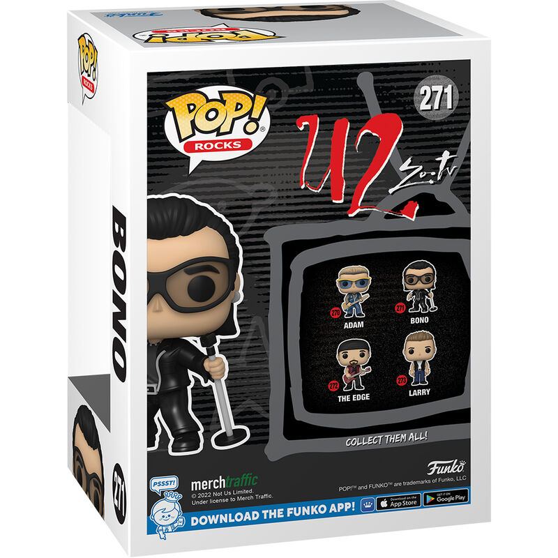 Imagen 4 de Figura Pop U2 Zootv Bono