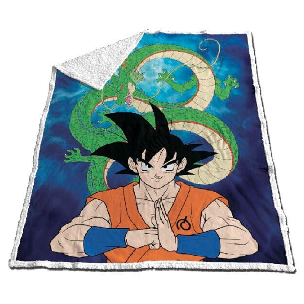 Imagen 1 - Manta Coralina Sherpa Dragon Ball Z