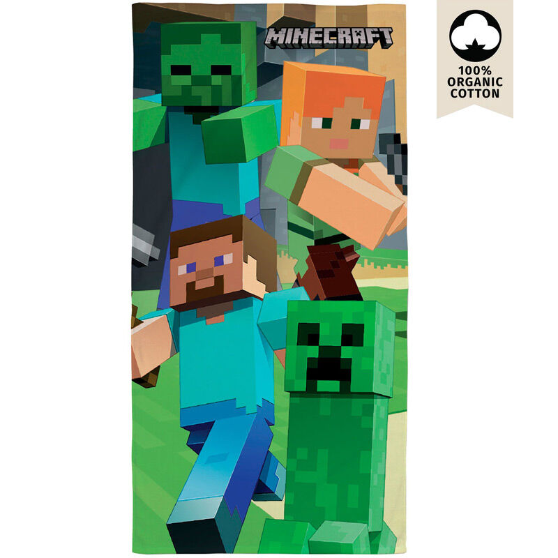 Imagen 1 de Toalla Minecraft Algodon 3