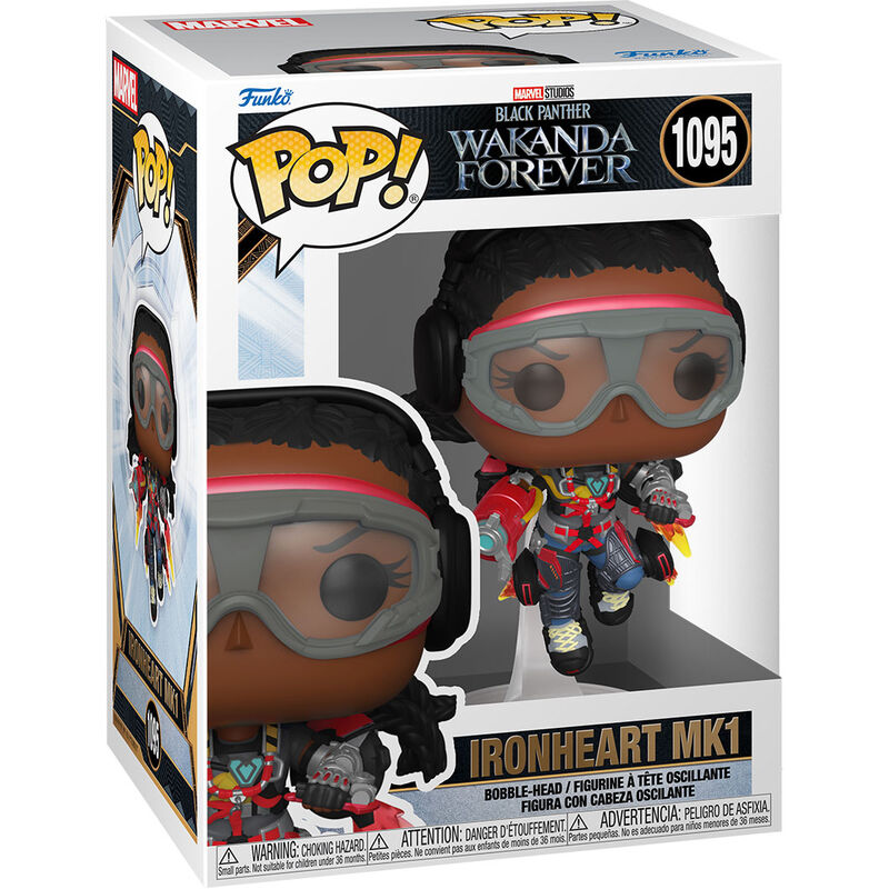 Imagen 3 de Figura Pop Black Panther Wakanda Forever Ironheart Mk 1