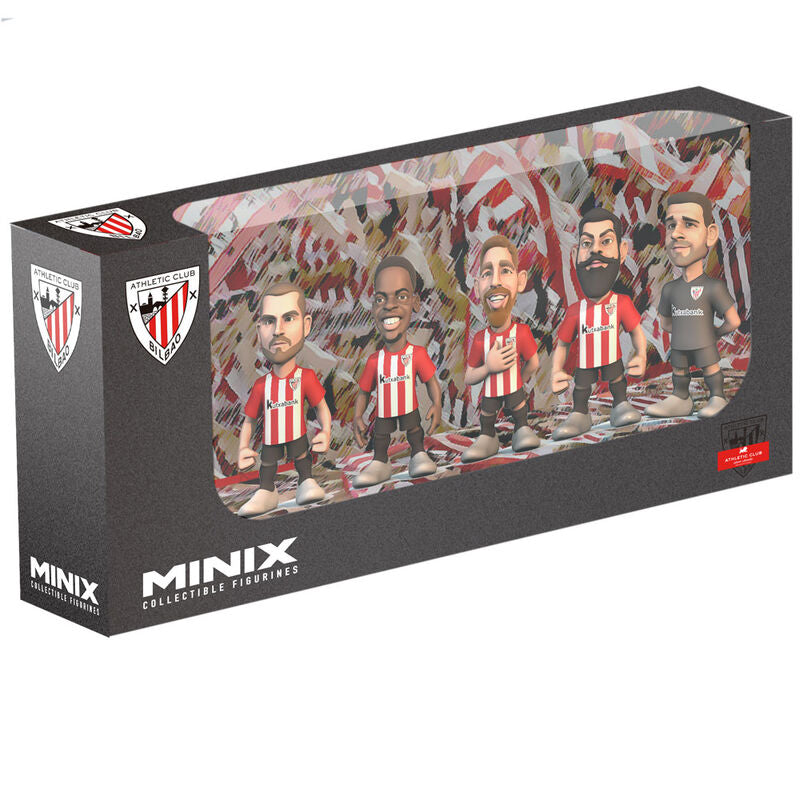 Imagen 1 de Blister 5 Figuras Minix Athletic Club 7Cm