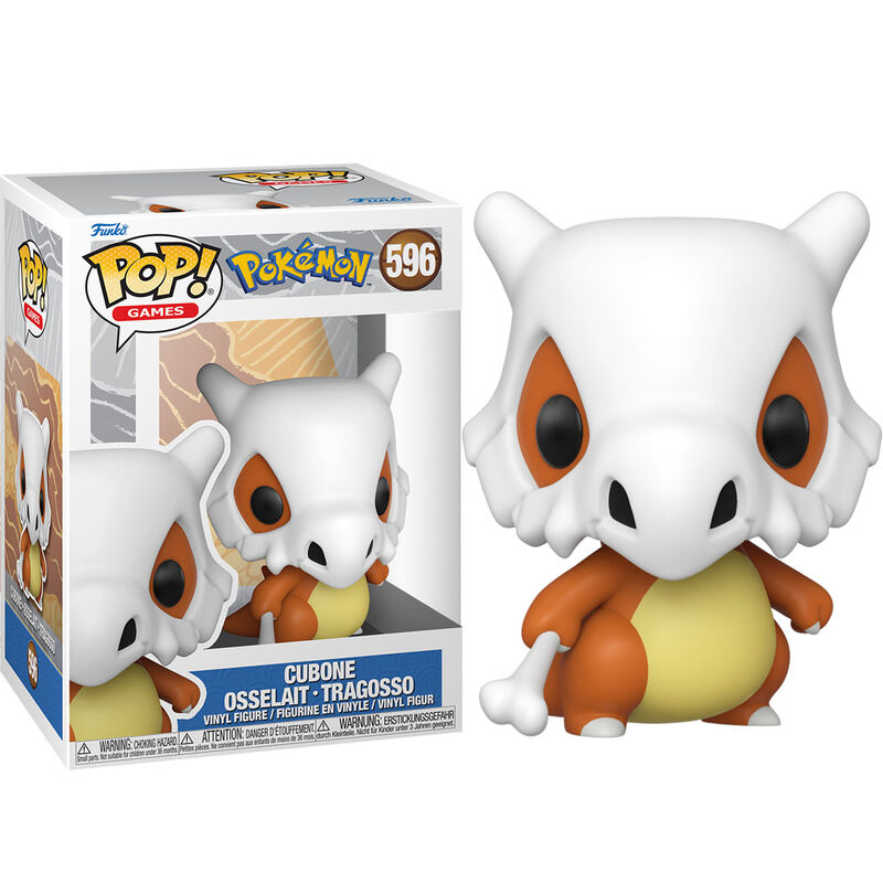 Imagen de Figura Pop Pokemon Cubone parte de nuestra colección en Espadas y más, sitio oficial.