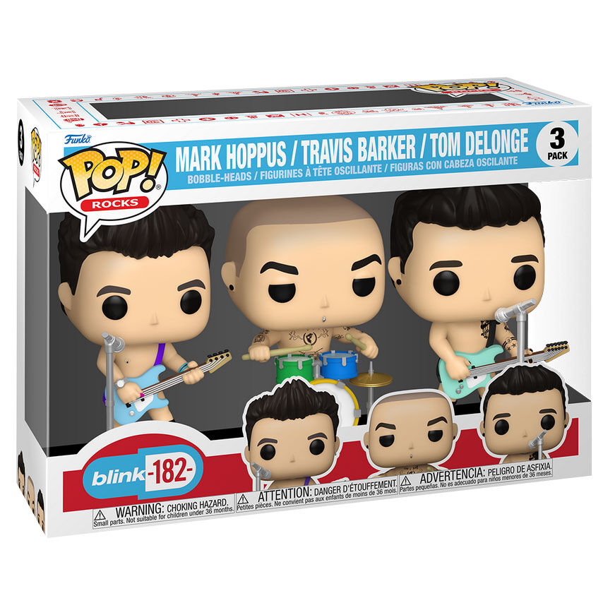 Imagen 3 de Blister 3 Figuras Pop Rocks Blink 182