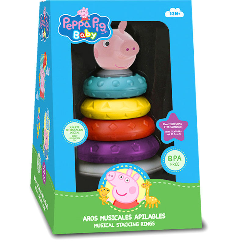 Imagen 1 de Aros Apilables Peppa Pig