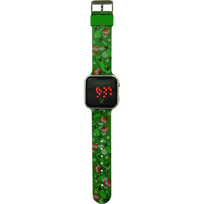 Imagen de Reloj Led Minecraft parte de nuestra colección en Espadas y más, sitio oficial.