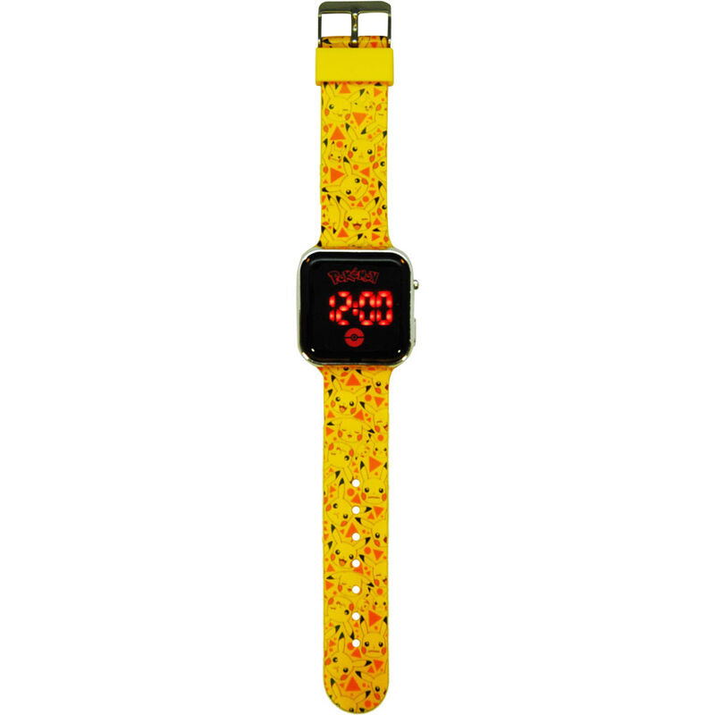 Imagen de Reloj Led Pikachu Pokemon parte de nuestra colección en Espadas y más, sitio oficial.