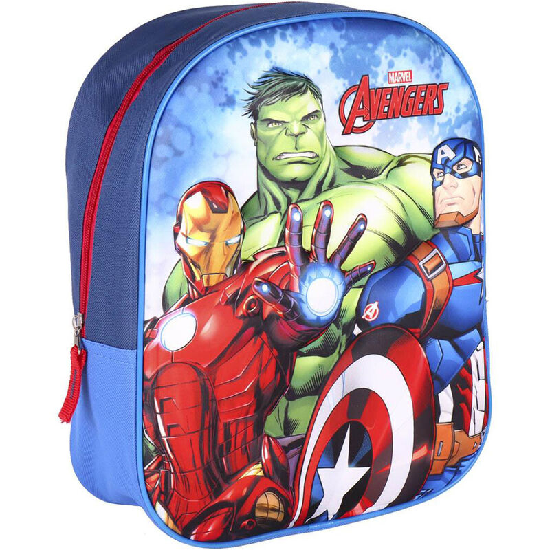 Imagen 1 de Mochila 3D Los Vengadores Avengers Marvel 31Cm