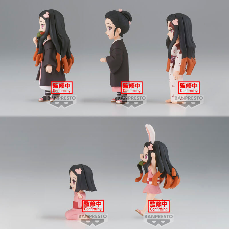 Imagen 2 de Pack 12 Figuras Nezuko Kamado Word Collectable Iii Demon Slayer Kimetsu No Yaiba 7Cm Surtido