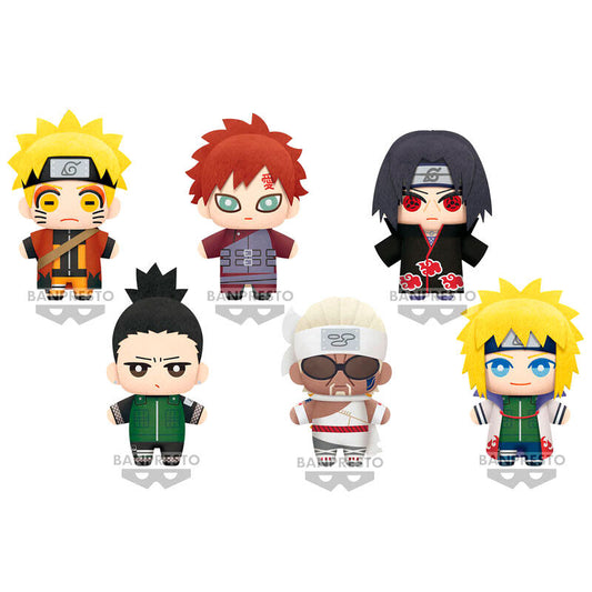 Imagen 1 de Expositor 18 Peluches Tomonui Series 2 Naruto Shippuden 15Cm Surtido