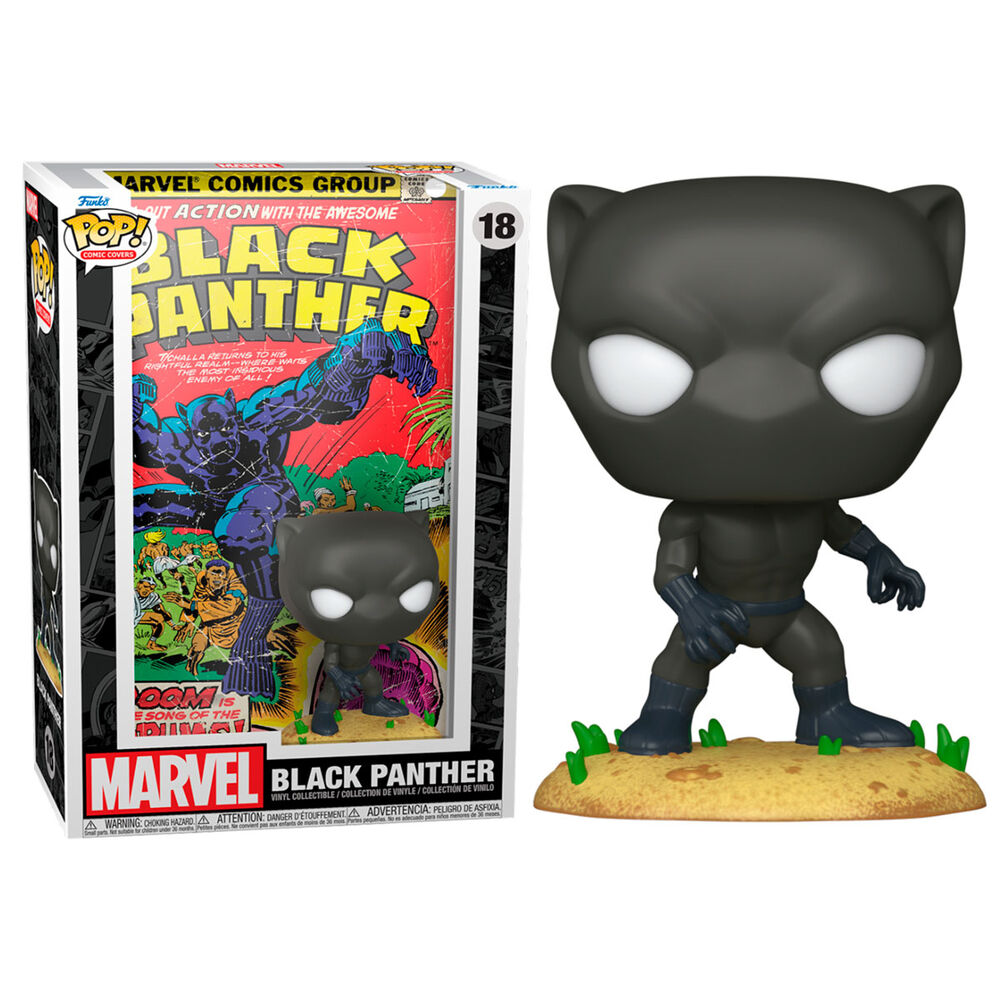 Imagen 1 de Figura Pop Comic Cover Marvel Black Panther