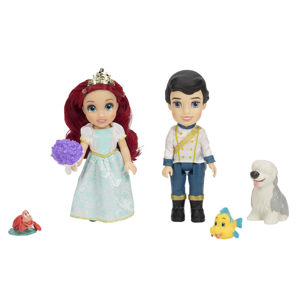 Imagen 2 de Muñecas Ariel + Eric La Sirenita Disney 15Cm