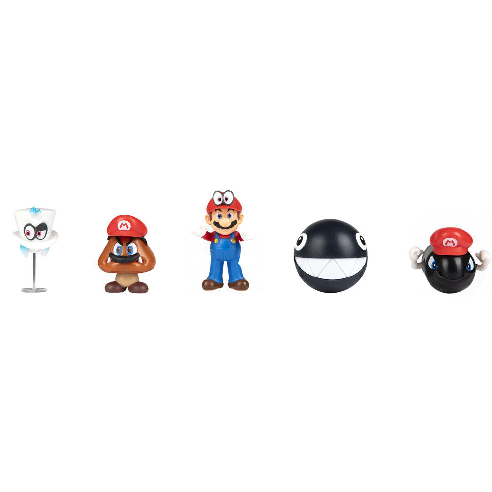 Imagen 4 de Blister 5 Figuras Super Mario Bros 6,5Cm