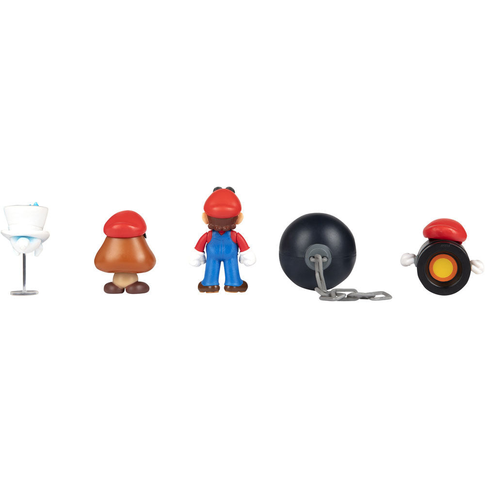 Imagen 5 de Blister 5 Figuras Super Mario Bros 6,5Cm