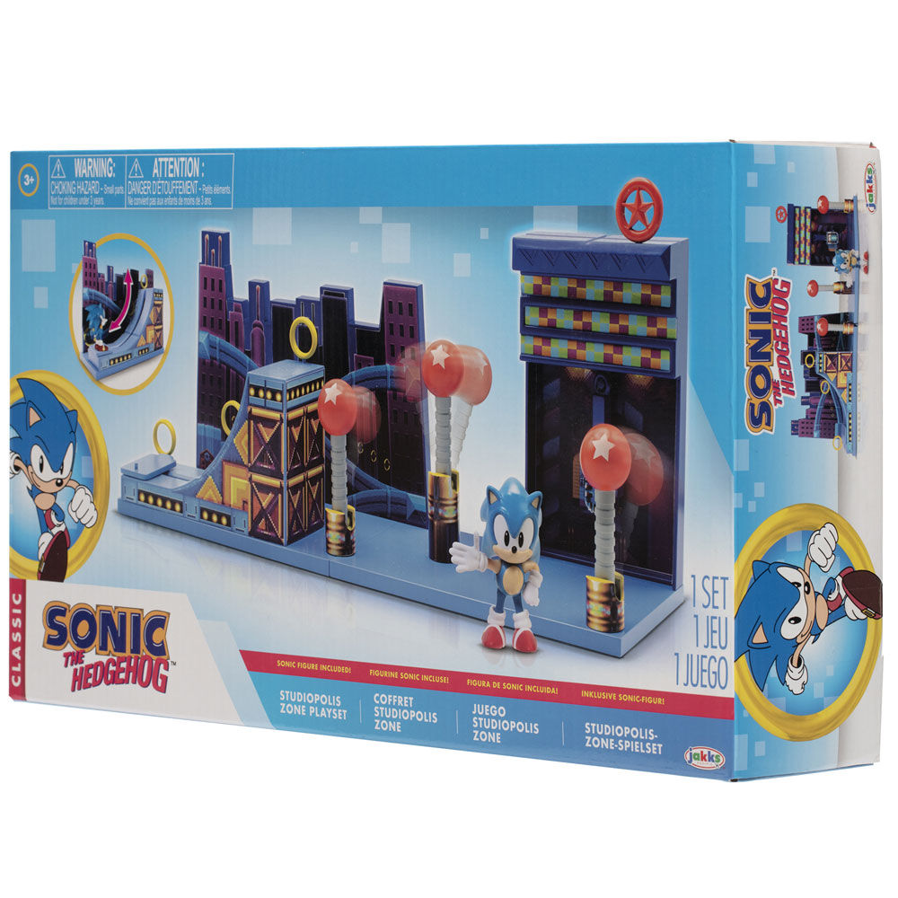 Imagen 1 - Playset Studiopolis Zone Sonic The Hedgehog 6Cm