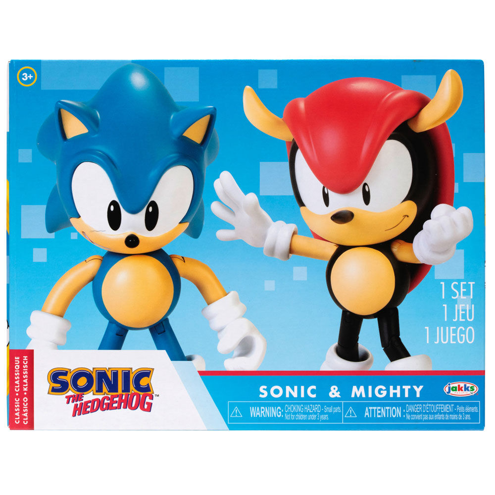 Imagen 1 de Set Figuras Sonic & Mighty Sonic The Hedgehog 10Cm