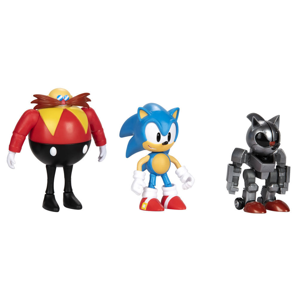 Imagen 2 de Blister 3 Figuras 30Th Anniversary Sonic The Hedgehog 10Cm