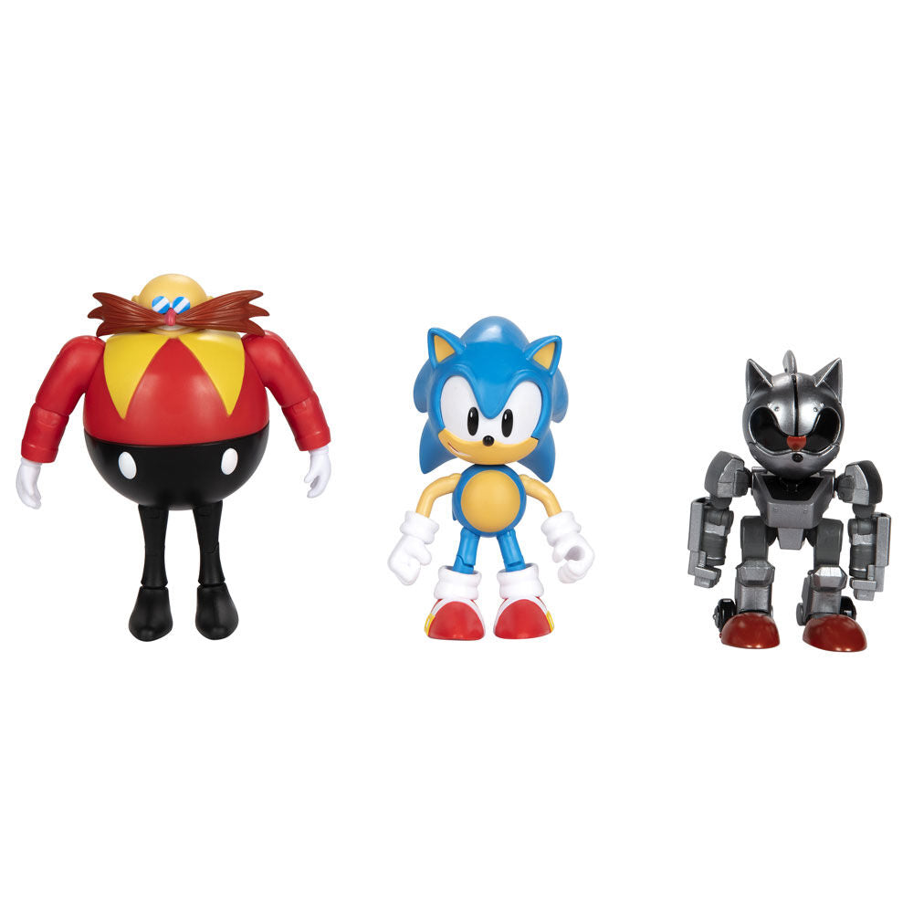 Imagen 4 de Blister 3 Figuras 30Th Anniversary Sonic The Hedgehog 10Cm