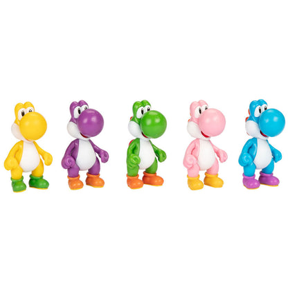 Imagen 3 - Blister 5 Figuras Yoshi Super Mario Bros 6,5Cm