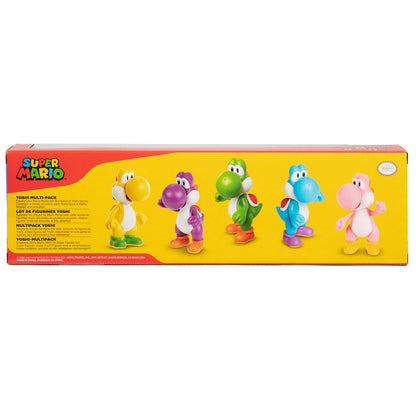 Imagen 5 - Blister 5 Figuras Yoshi Super Mario Bros 6,5Cm