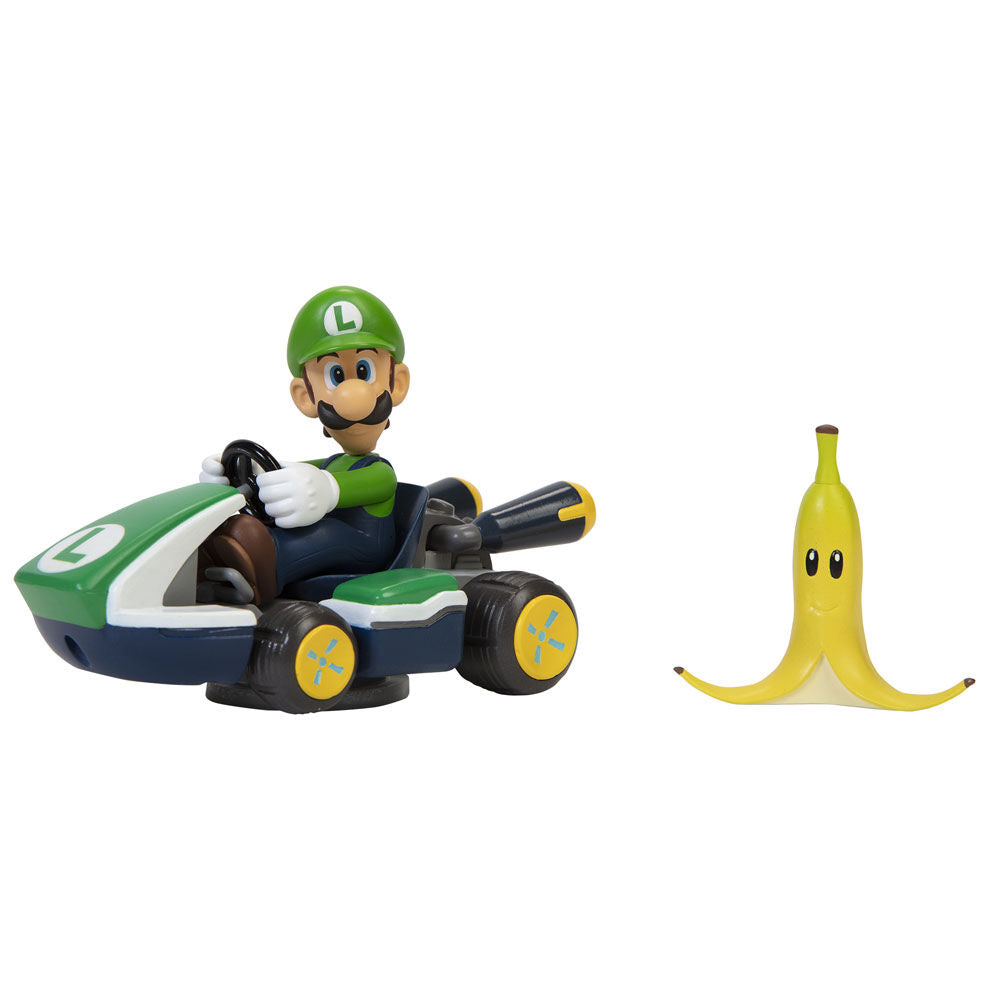 Imagen de Figura Luigi Kart Megagiros Mario Kart 6,5Cm parte de nuestra colección en Espadas y más, sitio oficial.