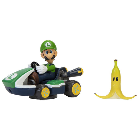 Imagen de Figura Luigi Kart Megagiros Mario Kart 6,5Cm parte de nuestra colección en Espadas y más, sitio oficial.