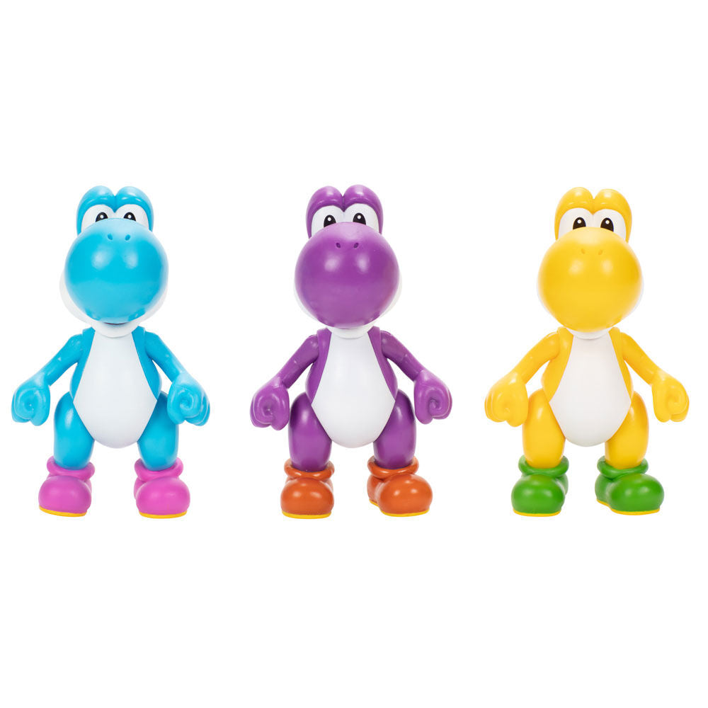 Imagen 5 - Blister 3 Figuras Yoshi Super Mario Bros 10Cm