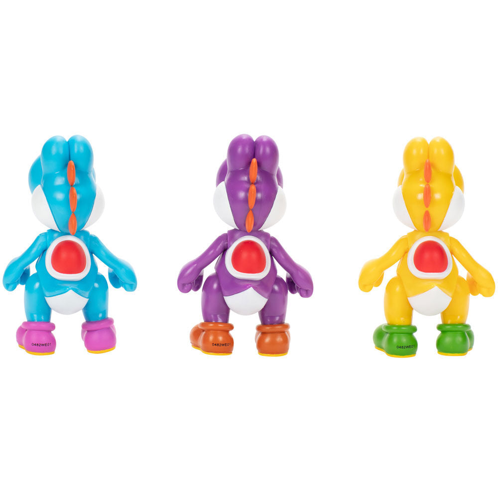 Imagen 7 - Blister 3 Figuras Yoshi Super Mario Bros 10Cm