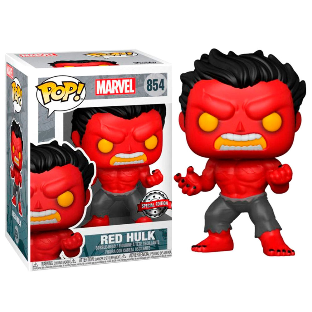 Imagen 3 - Figura Pop Marvel Red Hulk Exclusive