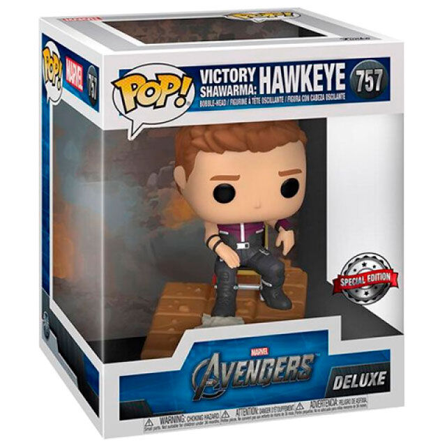 Imagen 1 de Figura Pop Marvel Avengers Hawkeye Victory Shawarma Exclusive